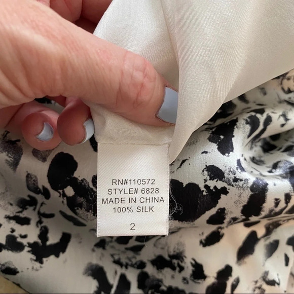 Twelfth Street 100% Silk Strapless Tie Mini Dress size 2 - Picture 7 of 8